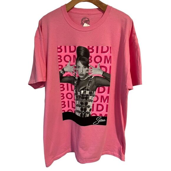Selina T Shirt Unisex Size Large Pink Tee Official Merchandise Graphics NEW - Picture 1 of 8